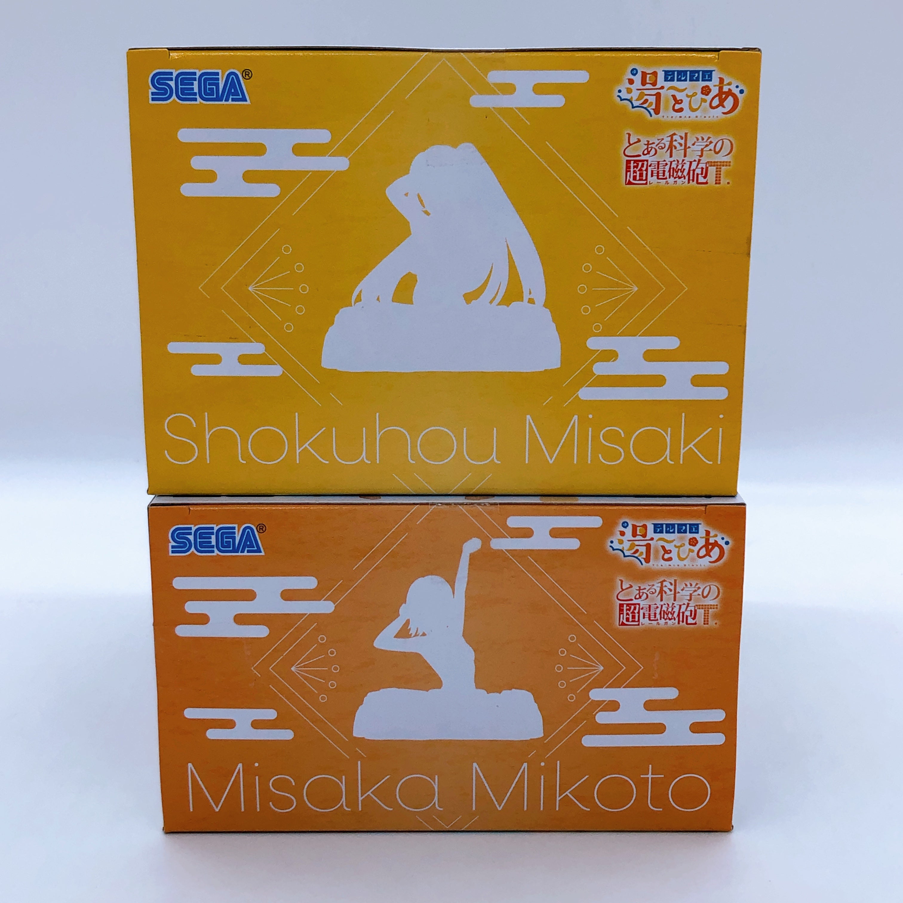 A Certain Scientific Railgun Thermae Utopia Figure SET of 2 Mikoto & Misaki 15+