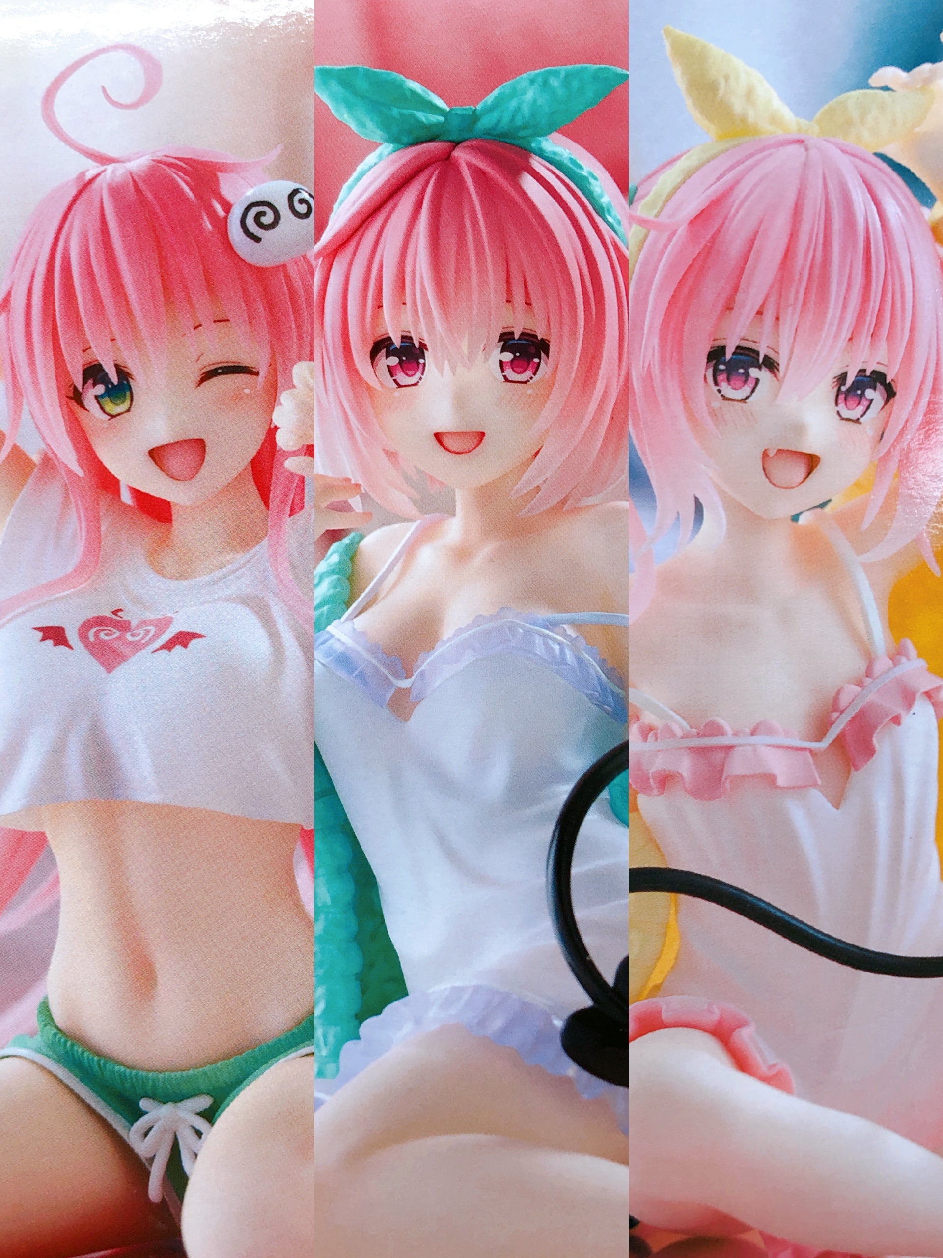 To Love Ru Roomwear Desktop Cute Figure SET 5pcs Lala Momo Nana Yui Darkness 15+