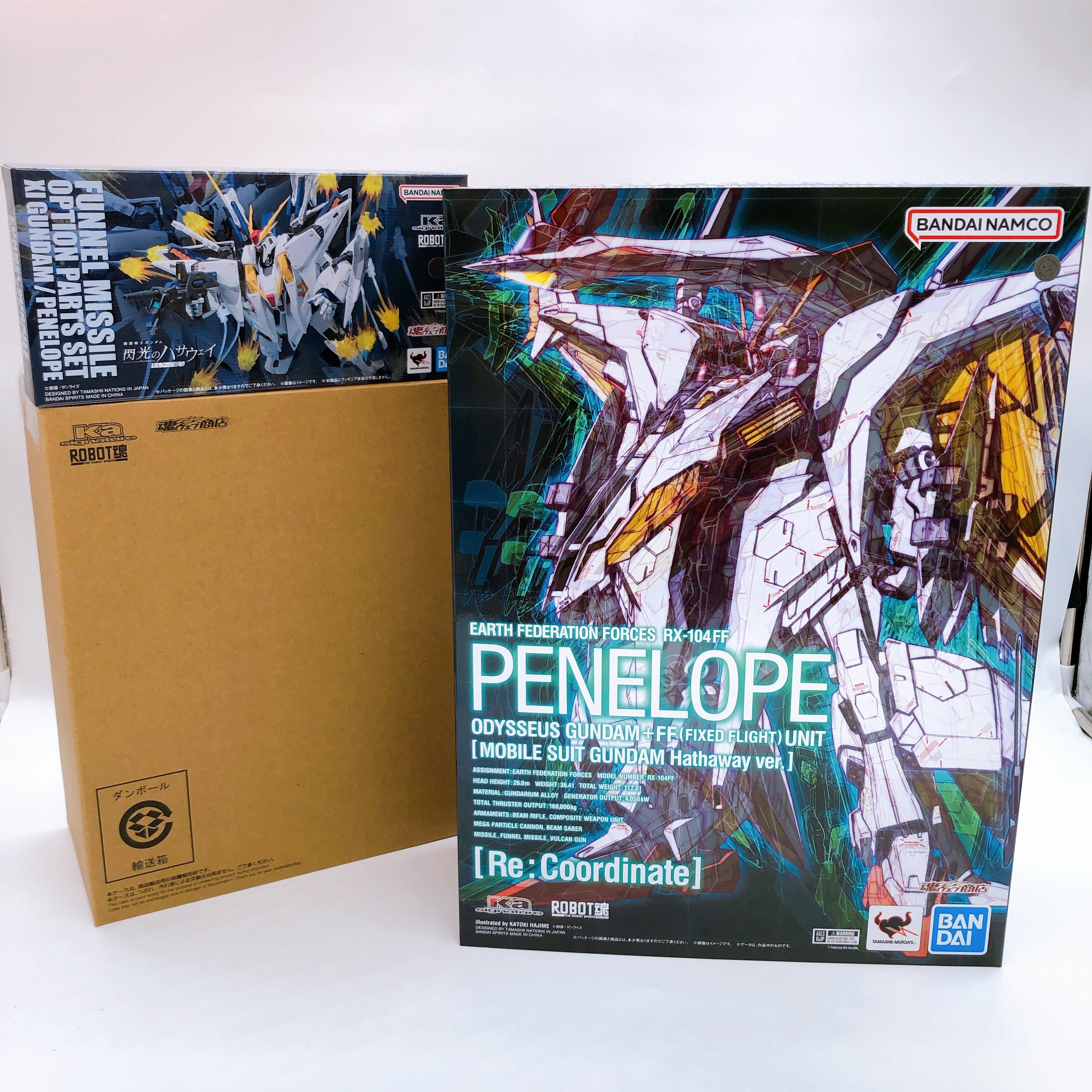 Robot Spirits Penelope Re:Coordinate & Funnel Missile Parts Set Figure 15+ Japan