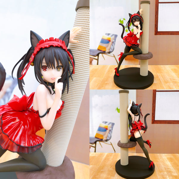 (No Box) Date A Live Kurumi Tokisaki Red Cat Ver. 1/7 Figure WF2019 Shanghai