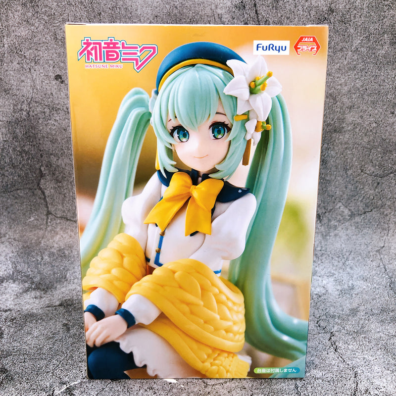 Hatsune Miku Flower Fairy Lily White Noodle Stopper Figure [FuRyu]