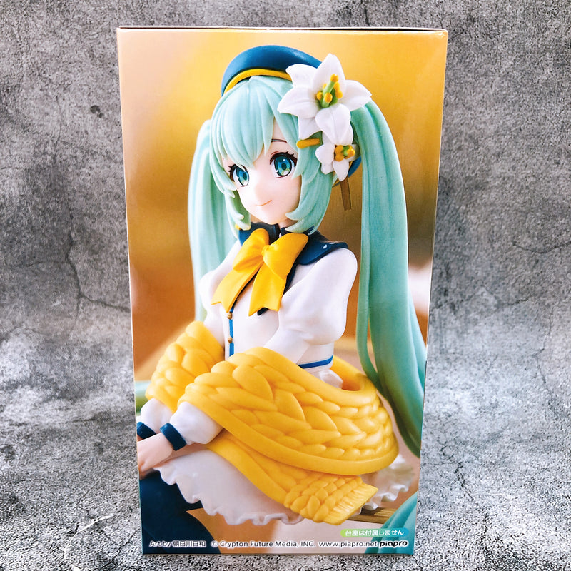 Hatsune Miku Flower Fairy Lily White Noodle Stopper Figure [FuRyu]