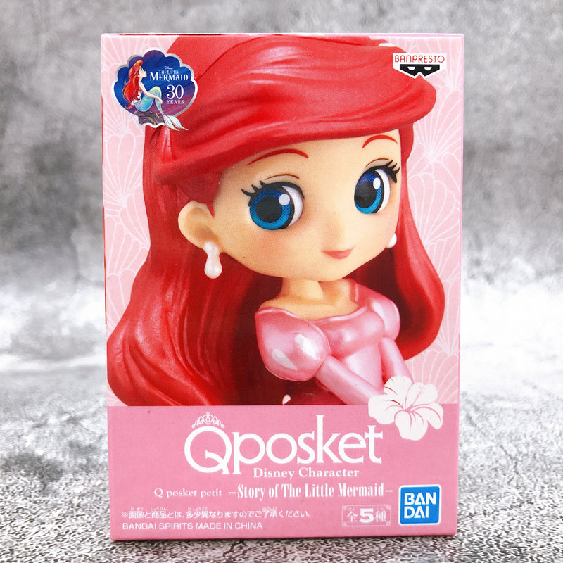 DISNEY Ariel (Pink/White Dress) Disney Characters Q posket petit -Story of The Little Mermeid- [BANPRESTO]
