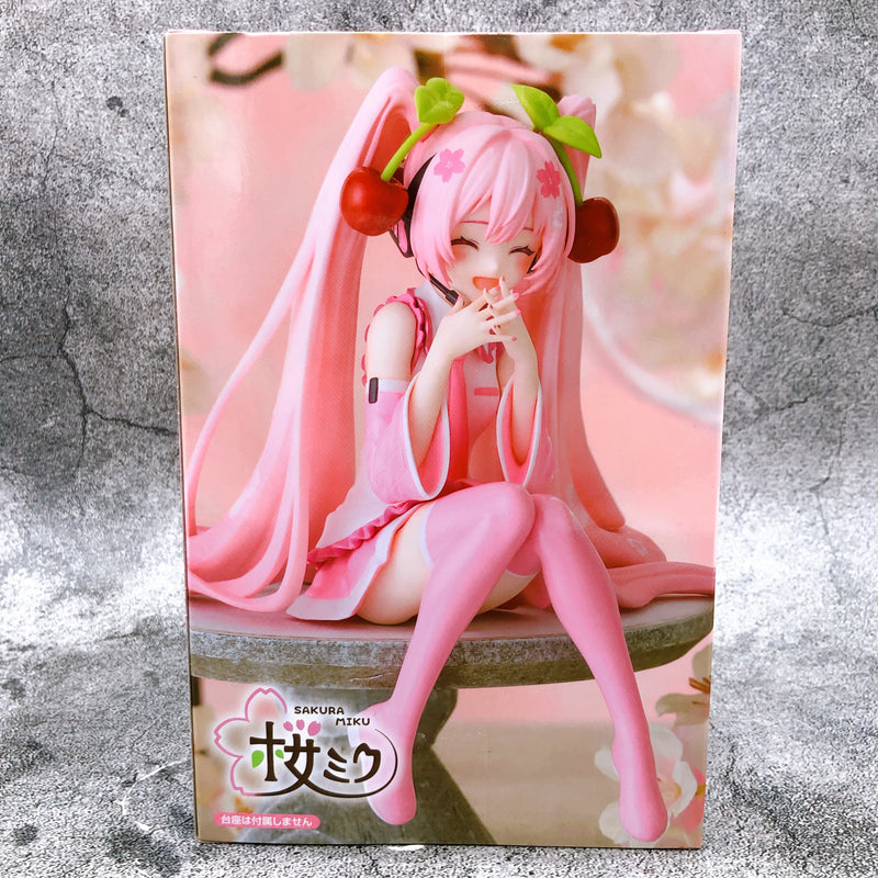 Hatsune Miku Sakura Miku 2023 Smile ver. Noodle Stopper Figure [FuRyu]