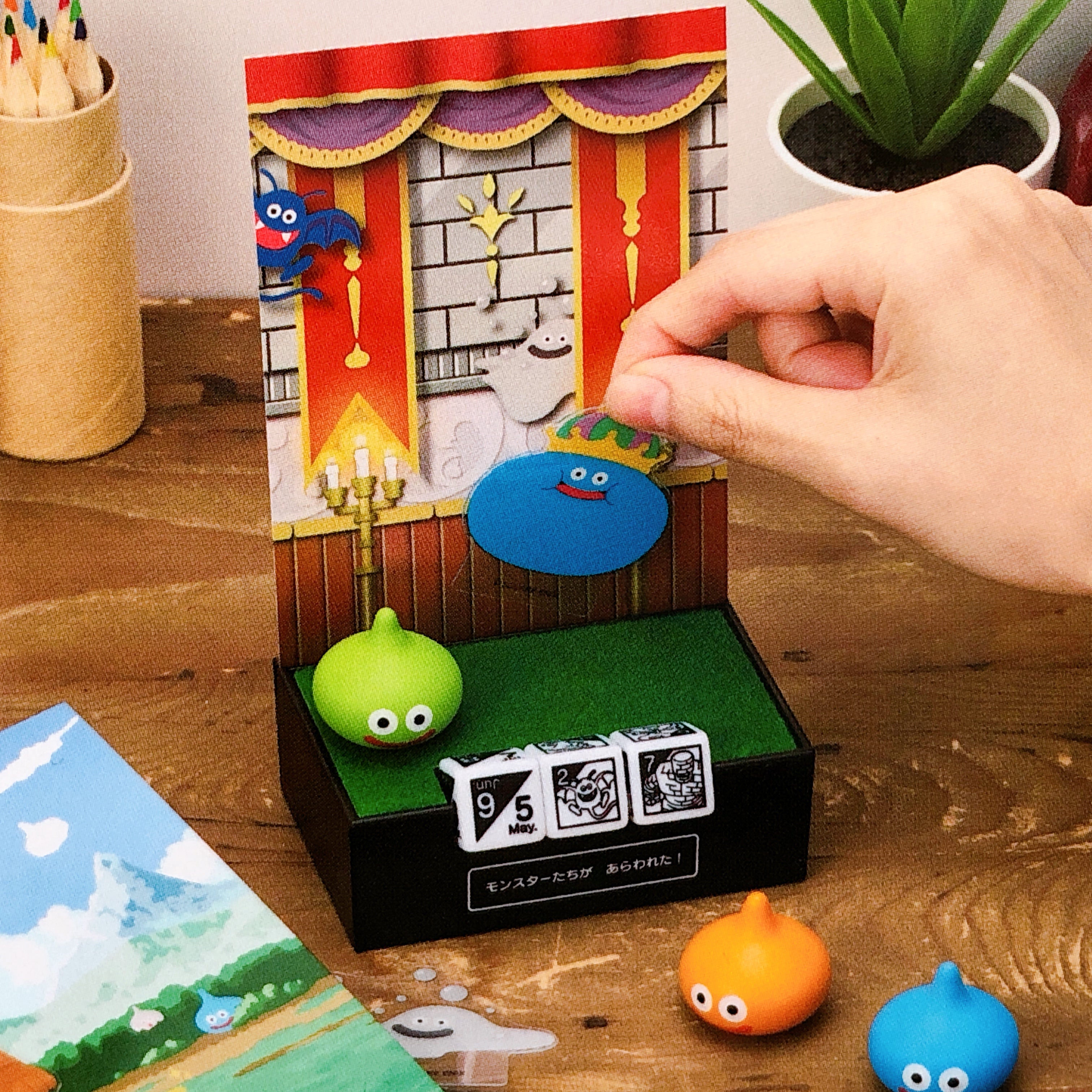 Dragon Quest AM Various Slime Decoration Perpetual Calendar