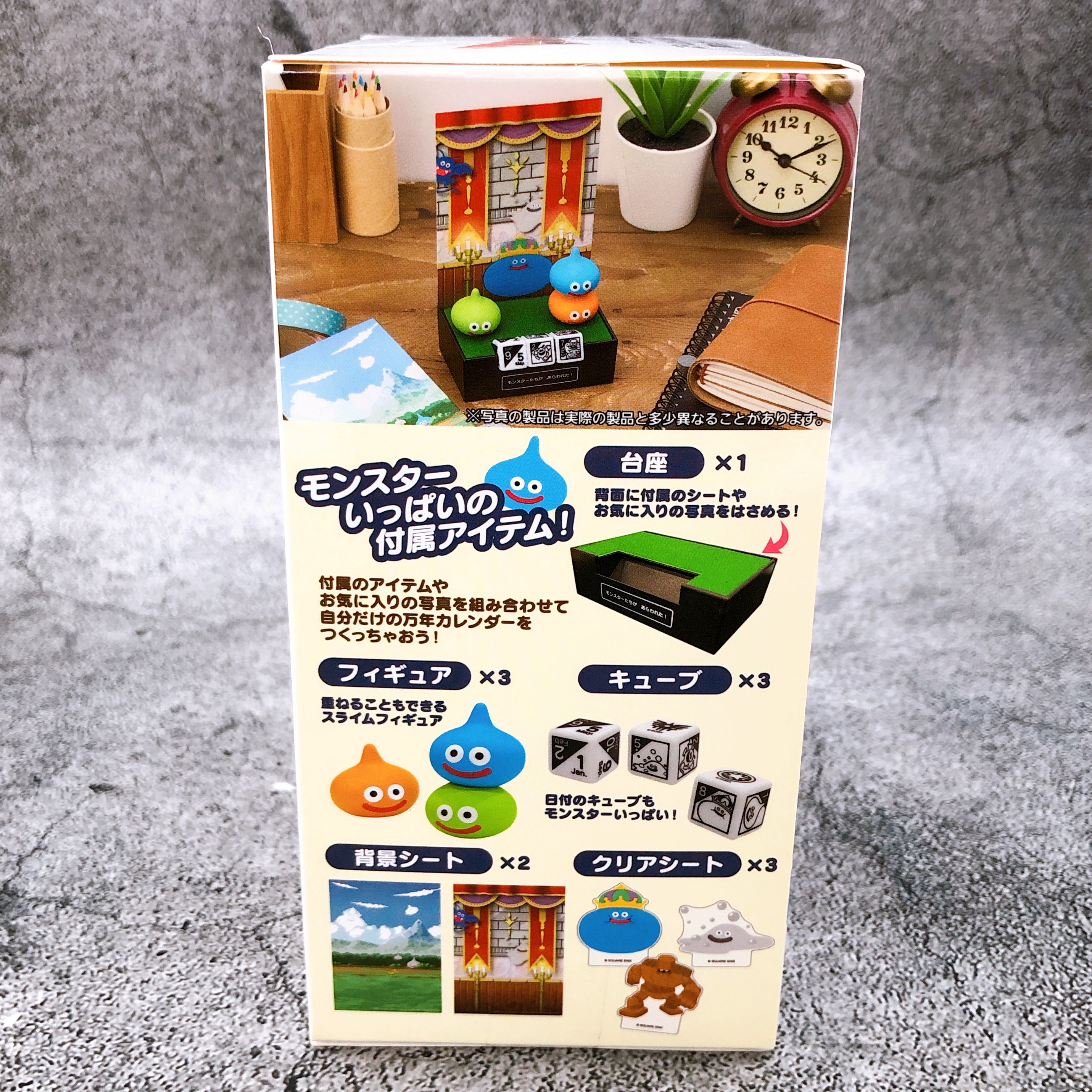 Dragon Quest AM Various Slime Decoration Perpetual Calendar