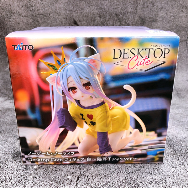 No Game No Life Shiro Cat Ears T-Shirt ver. Desktop Cute Figure [Taito]