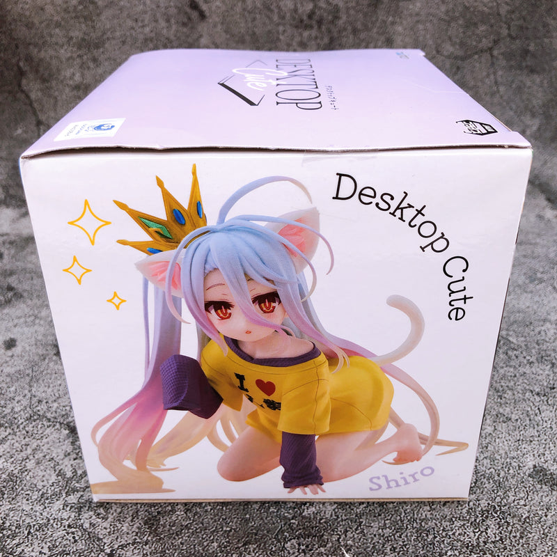 No Game No Life Shiro Cat Ears T-Shirt ver. Desktop Cute Figure [Taito]