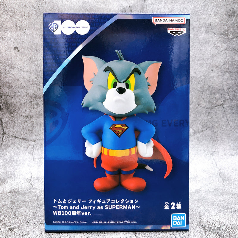 Tom and Jerry Tom Figure Collection -Tom and Jerry as SUPERMAN- WB 100th Anniversary [BANPRESTO]