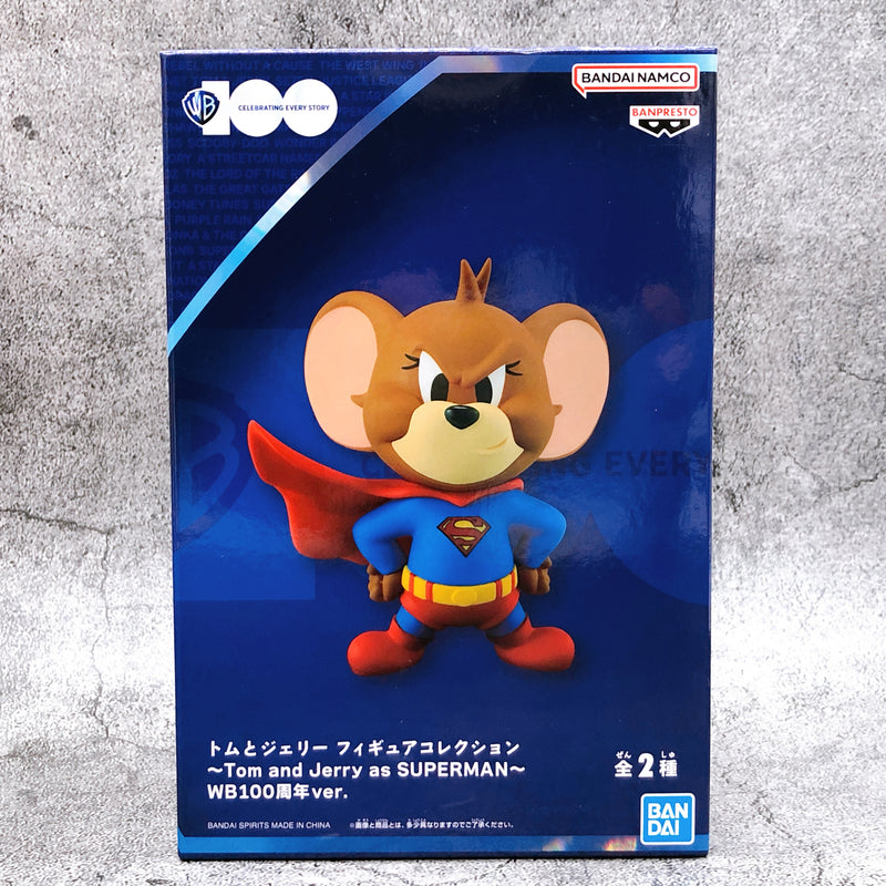 Tom and Jerry Jerry Figure Collection -Tom and Jerry as SUPERMAN- WB 100th Anniversary [BANPRESTO]