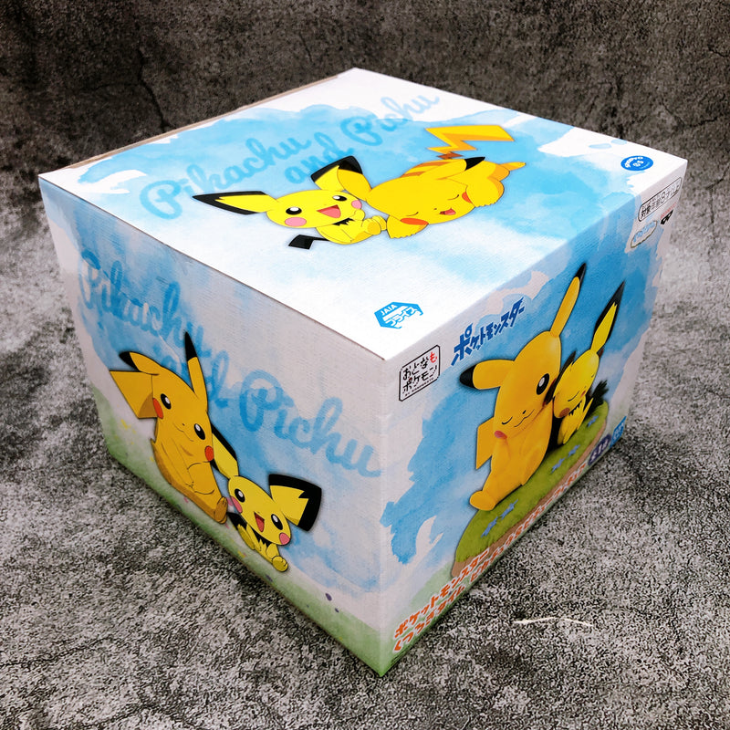 Pokemon Kutsurogi Time Pikachu & Pichu Figure [BANPRESTO]