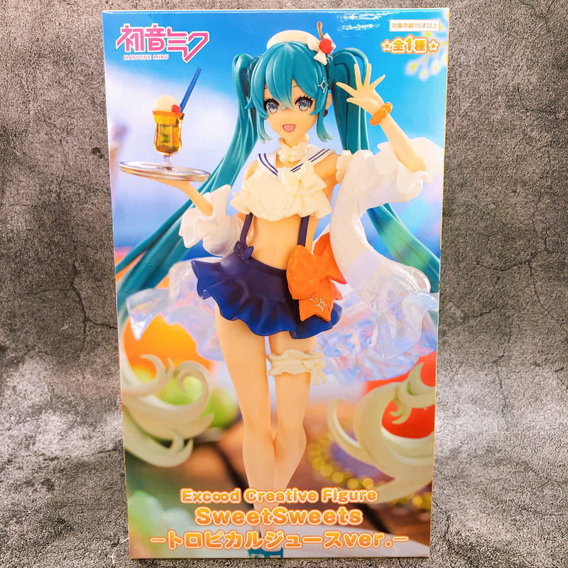 Hatsune Miku Tropical Juice ver. Exc∞d Creative Figure SweetSweets [FuRyu]