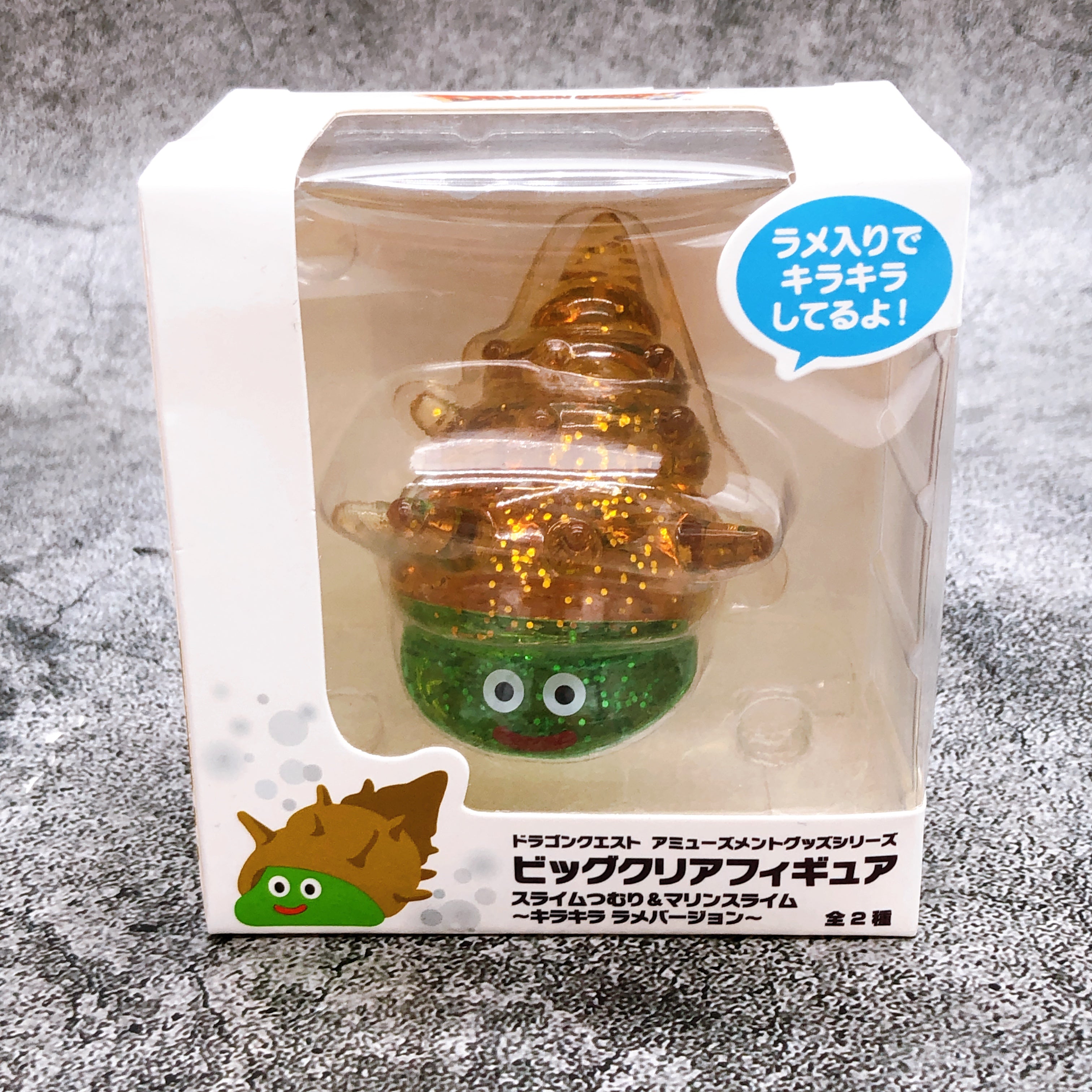 Dragon Quest Shell Slime AM Big Clear Figure Kirakira Lame Version [Taito]