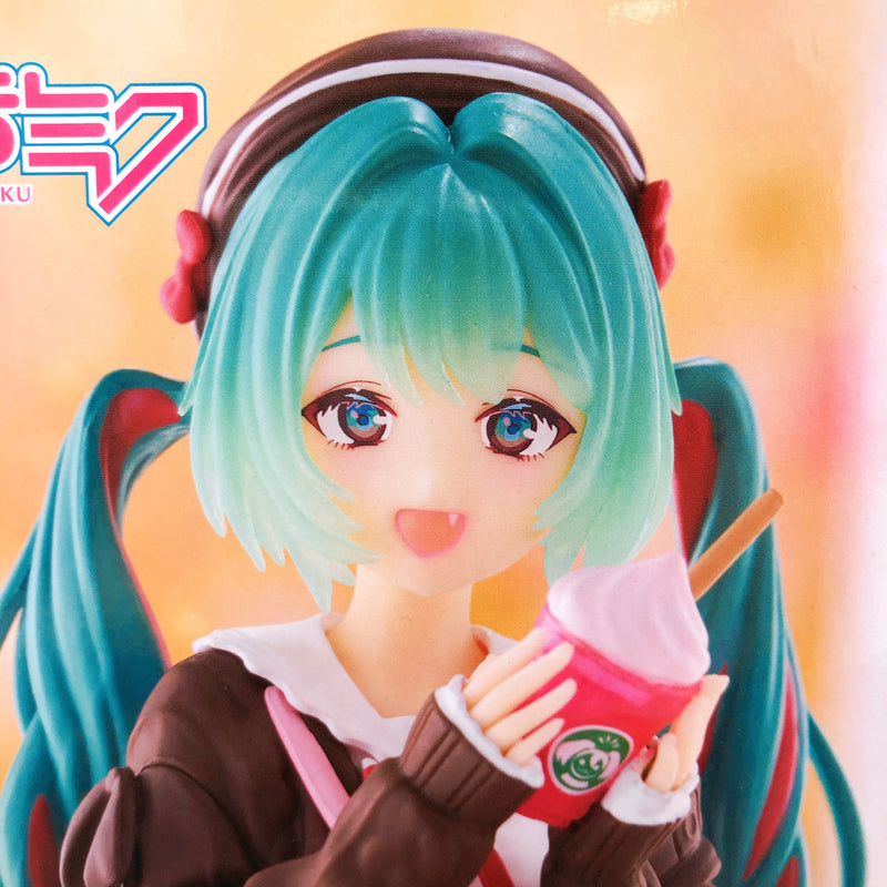 Hatsune Miku Autumn Date Pink ver. Noodle Stopper Figure [FuRyu]