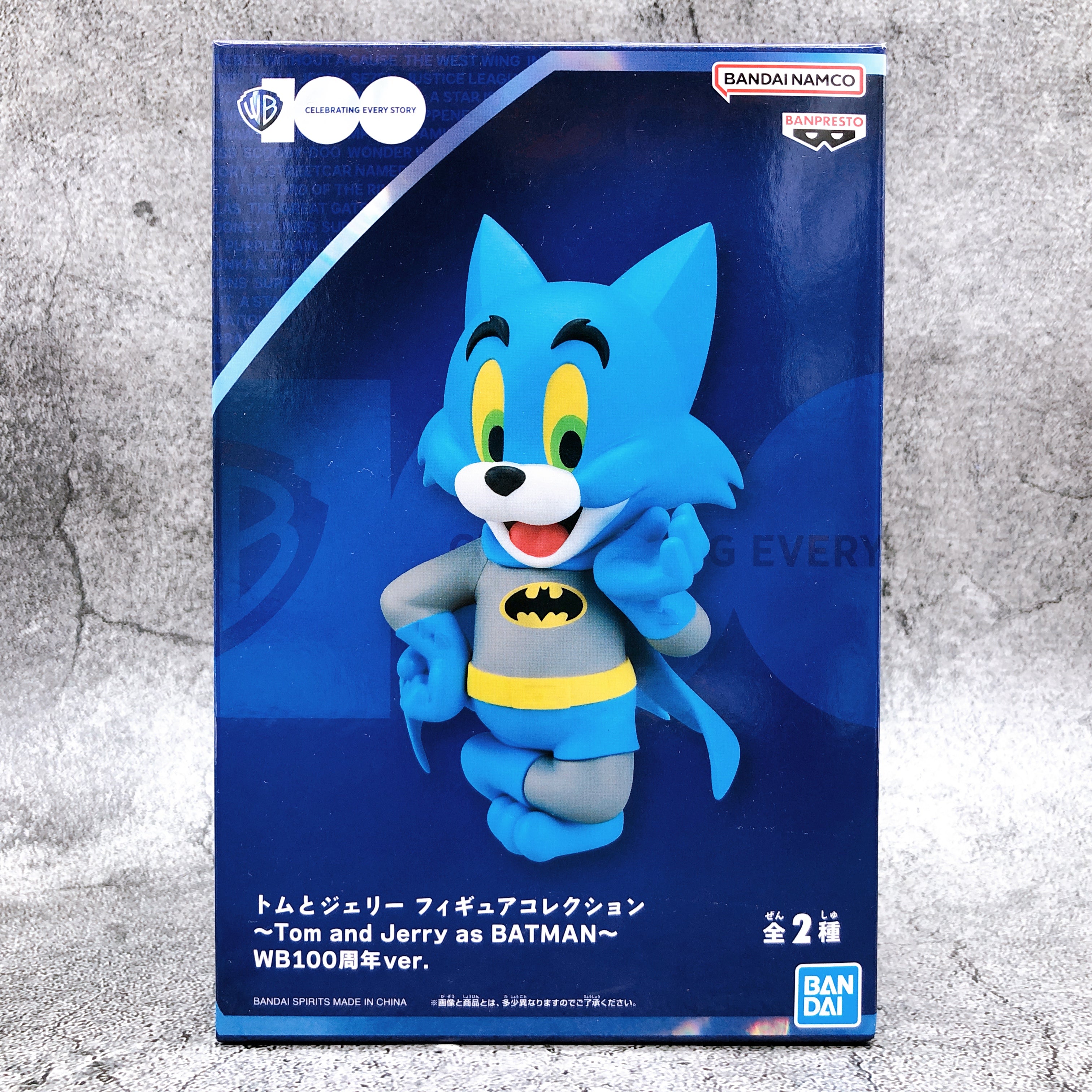 Tom and Jerry Tom FigureCollection -Tom and Jerry as BATMAN- WB 100th anniversary ver. [BANPRESTO]