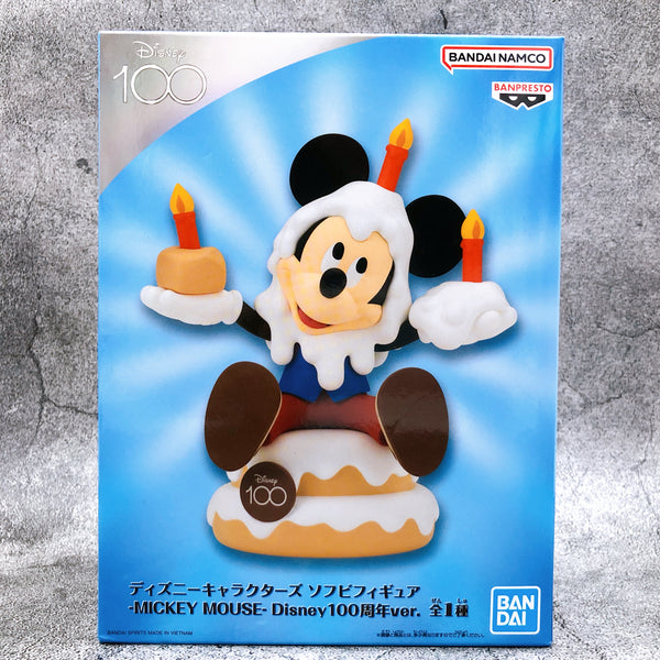 Disney Characters Mickey Mouse Disney 100th anniversary ver. Soft Vinyl Figure [BANPRESTO]