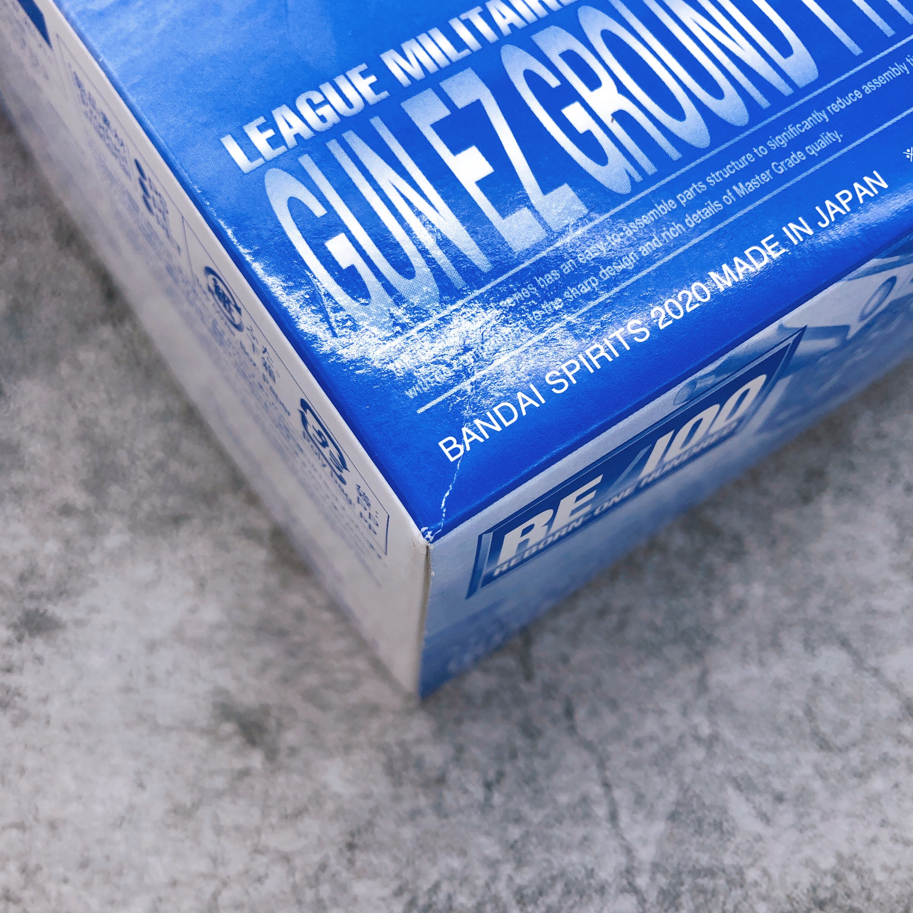 RE/100 1/100 GUN EZ Ground Type Bluebird Team Custom Model Kit Premium Bandai