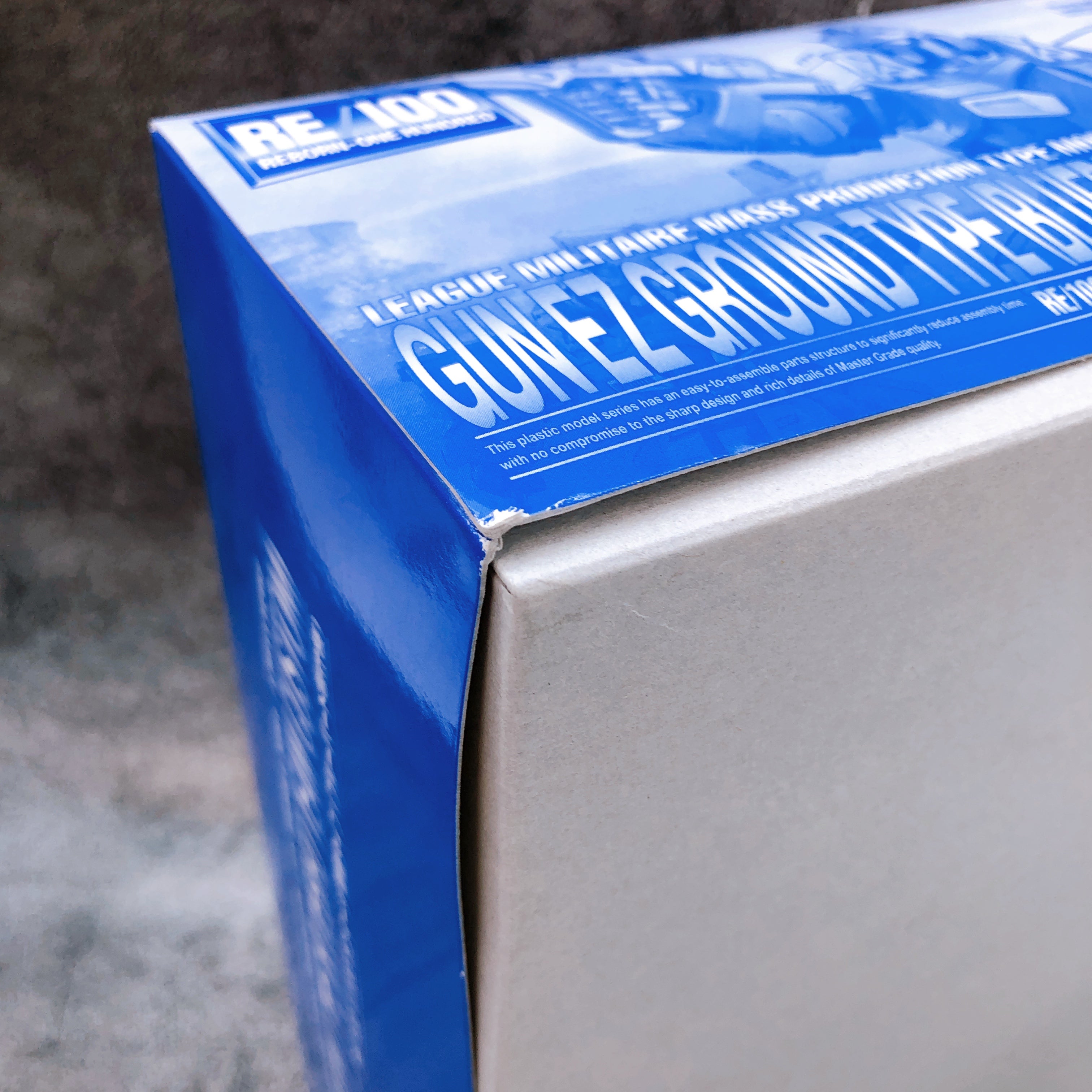 RE/100 1/100 GUN EZ Ground Type Bluebird Team Custom Model Kit Premium Bandai