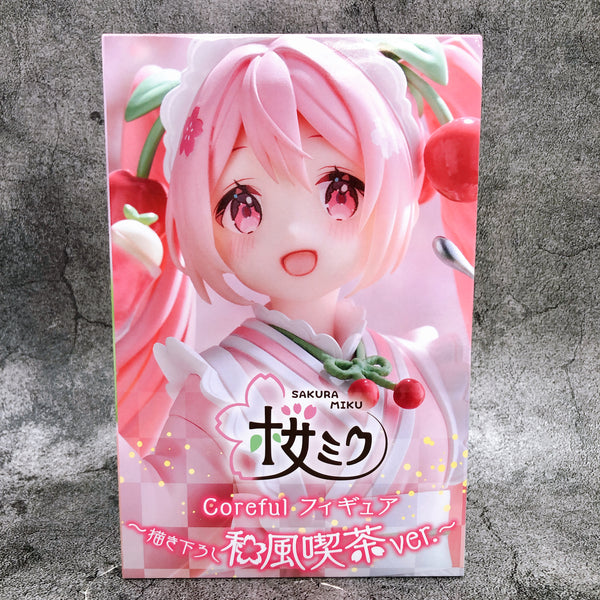 Hatsune Miku Sakura Miku Coreful Figure〜Newly Drawn Wafuu Kissa ver.、E[Taito]