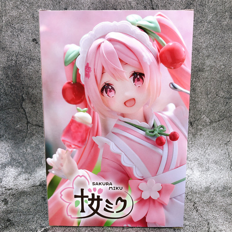 Hatsune Miku Sakura Miku Coreful Figure〜Newly Drawn Wafuu Kissa ver.、E[Taito]