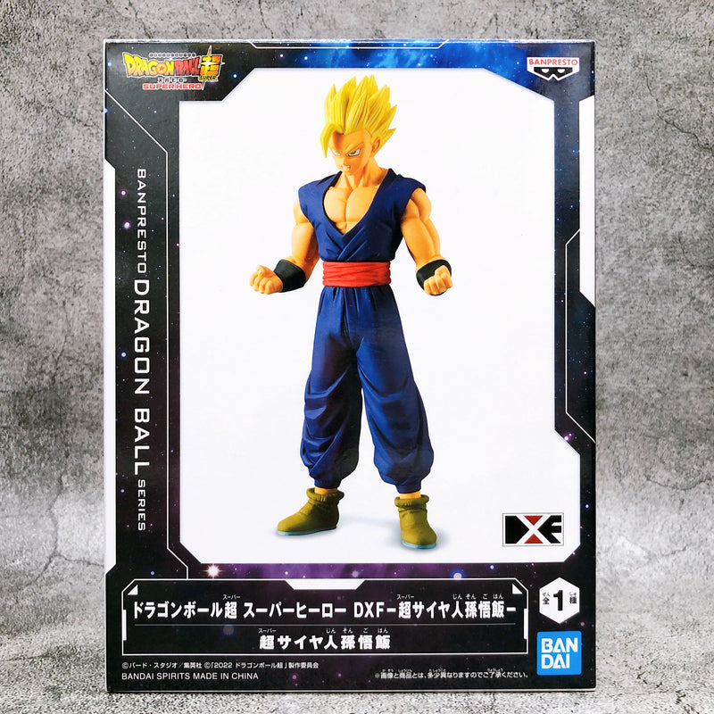 Banpresto DXF Dragon Ball Super Super Hero Ultimate Gohan Figure blue