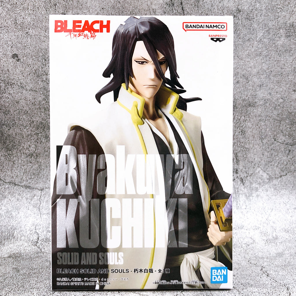BLEACH - Byakuya Kuchiki - Figurine Solid And Souls 17cm PVC BLEACH - Byakuya Kuchiki - Figurine Solid And Souls 17cm PVC