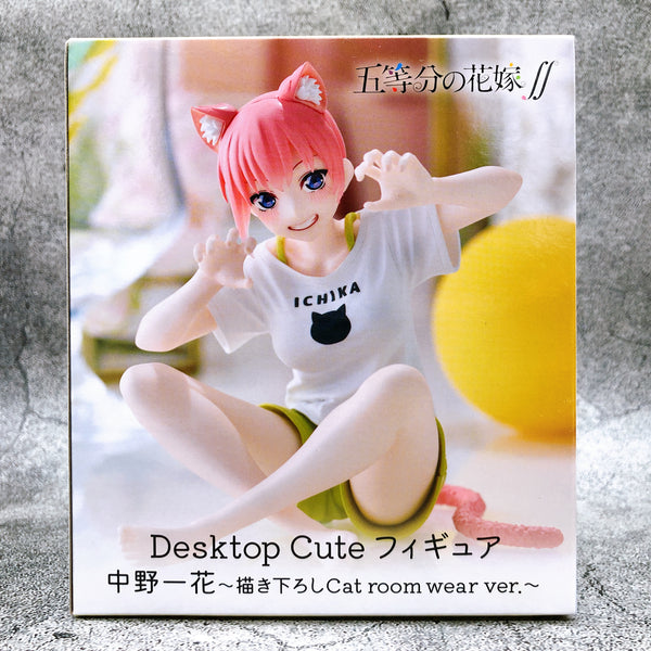 The Quintessential Quintuplets - Season 2 Ichika Nakano Desktop Cute Figure Cat room wear ver. [Taito]