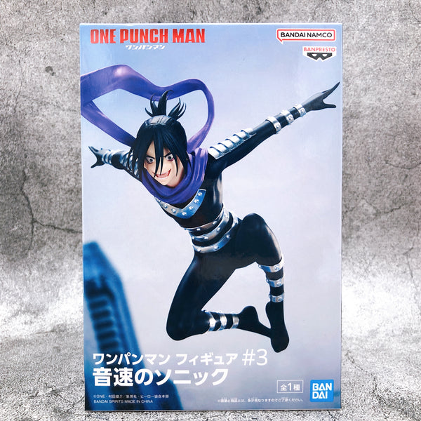 One Punch Man Speed-o'-Sound Sonic Figure#3 [BANPRESTO]