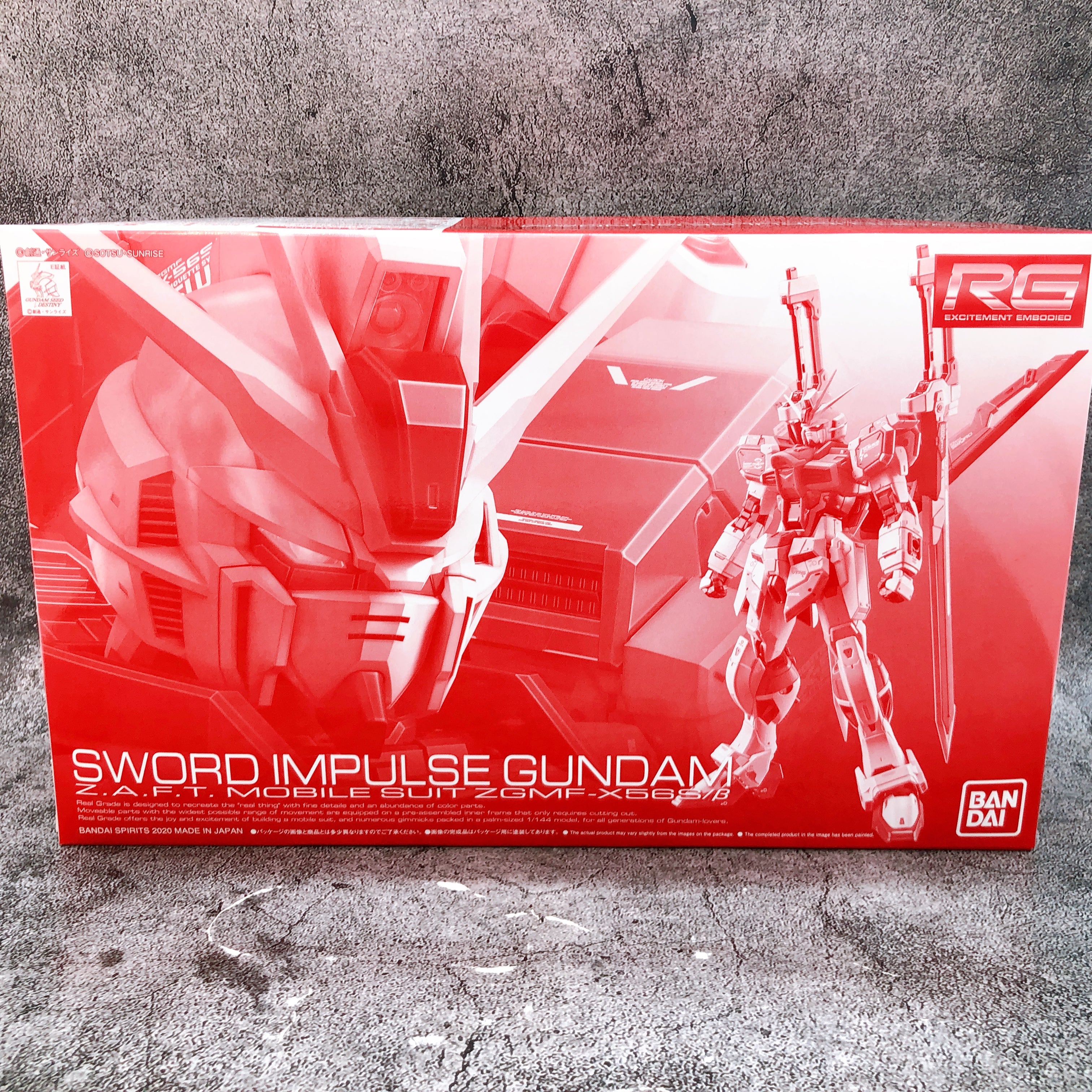 RG 1/144 Sword Impulse Gundam Plastic Model Kit Premium Bandai NEW FASTSHIP