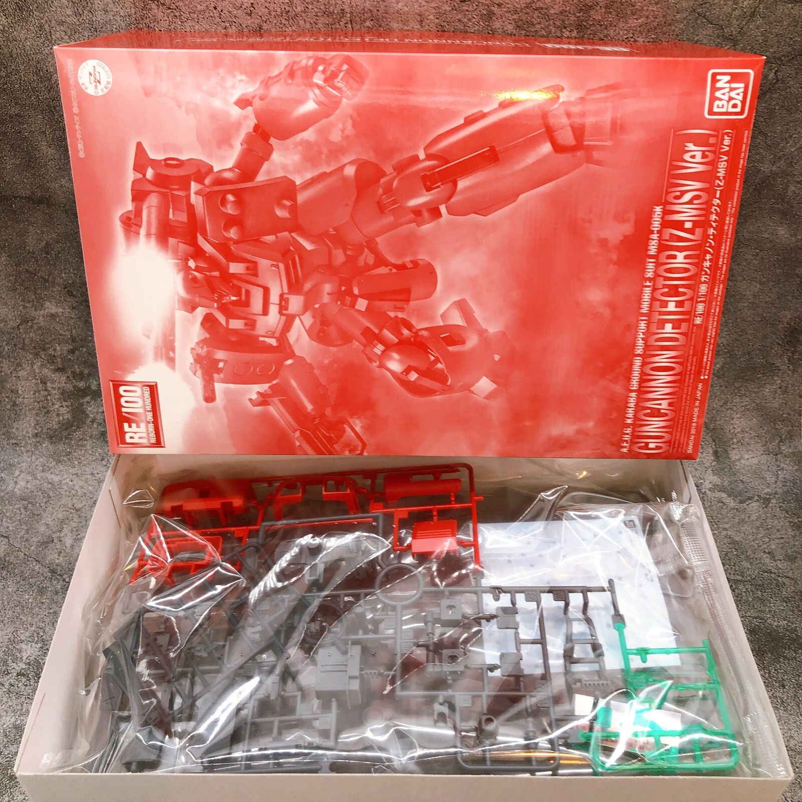 RE/100 Guncannon Detector (Z-MSV Ver.) [Premium Bandai]