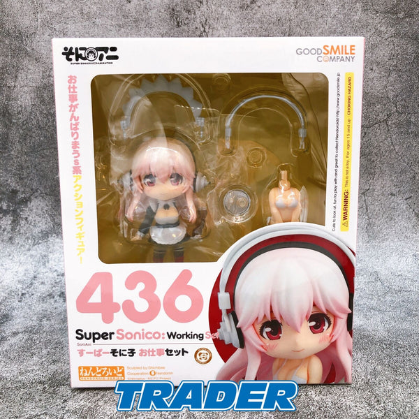 Nendoroid 436 Super Sonico Working Set [Good Smile Company]