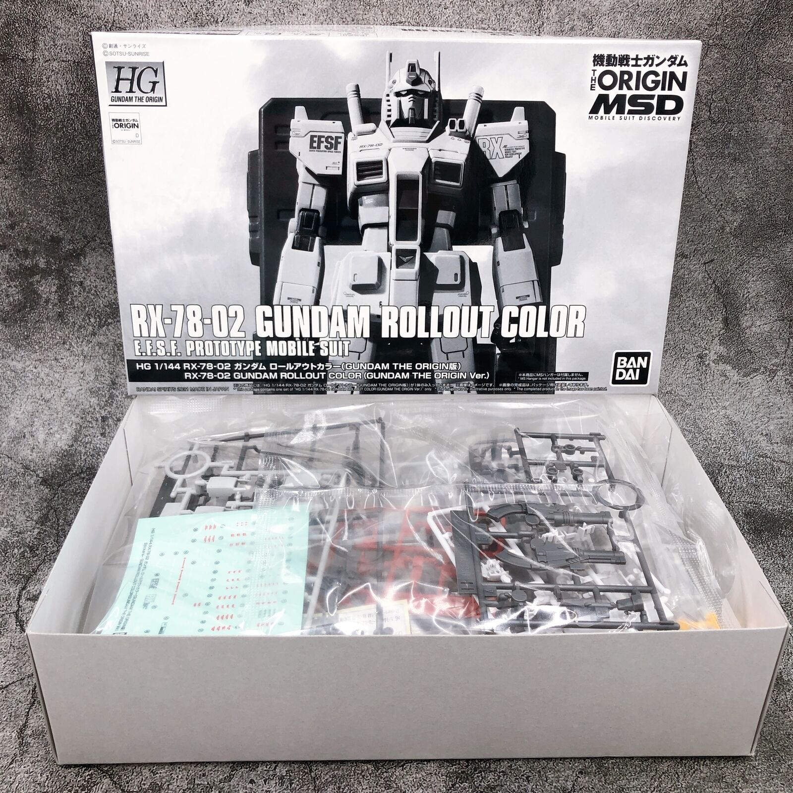 HG 1/144 RX-78-02 Gundam Rollout Color (GUNDAM THE ORIGIN) [Premium Bandai]