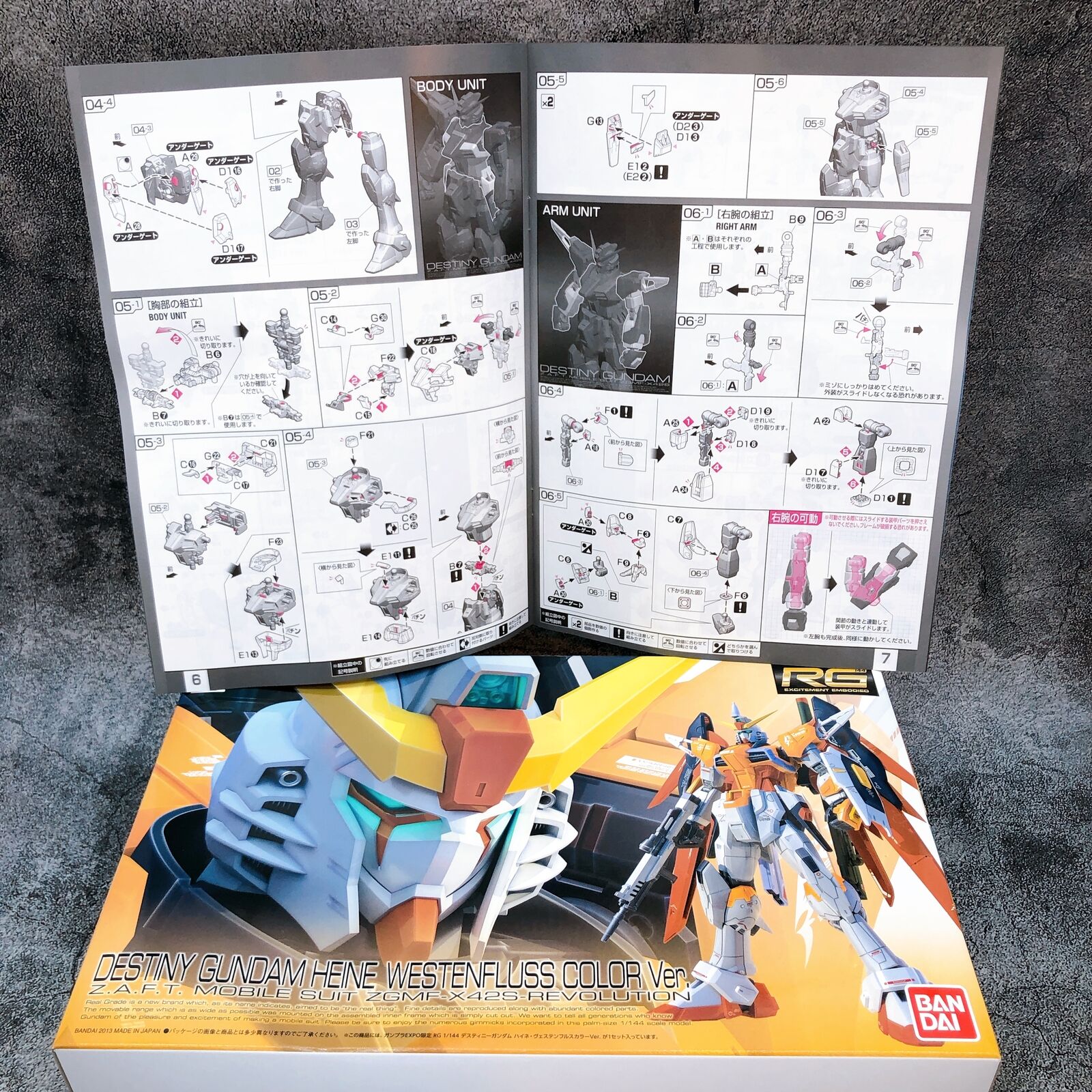 RG 1/144 Destiny Gundam Heine Westenfluss Color Ver. [Gunpla Expo Limi