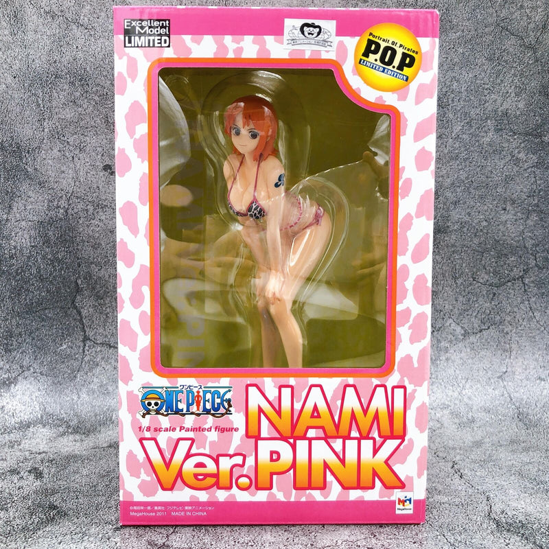 One Piece Nami Pink Ver. P.O.P ONE PIECE LIMITED EDITION Excellent Model [MegaHouse]