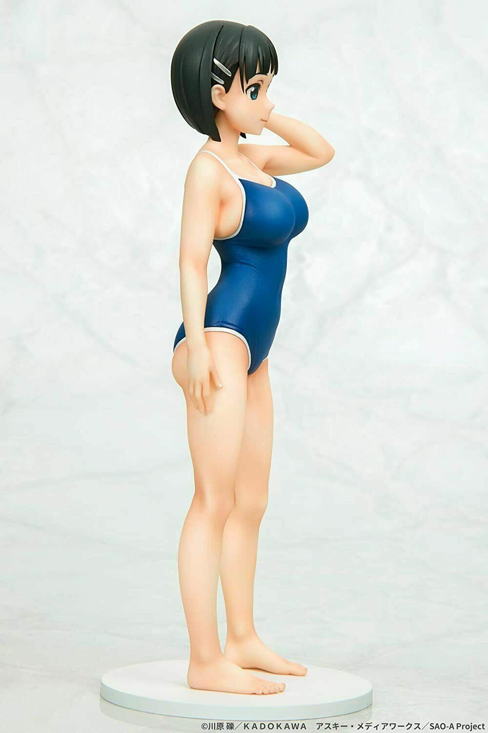 Sword Art Online Kirigaya Suguha Navy School Swimsuit Ver. 1/7 Scale [Q-six]