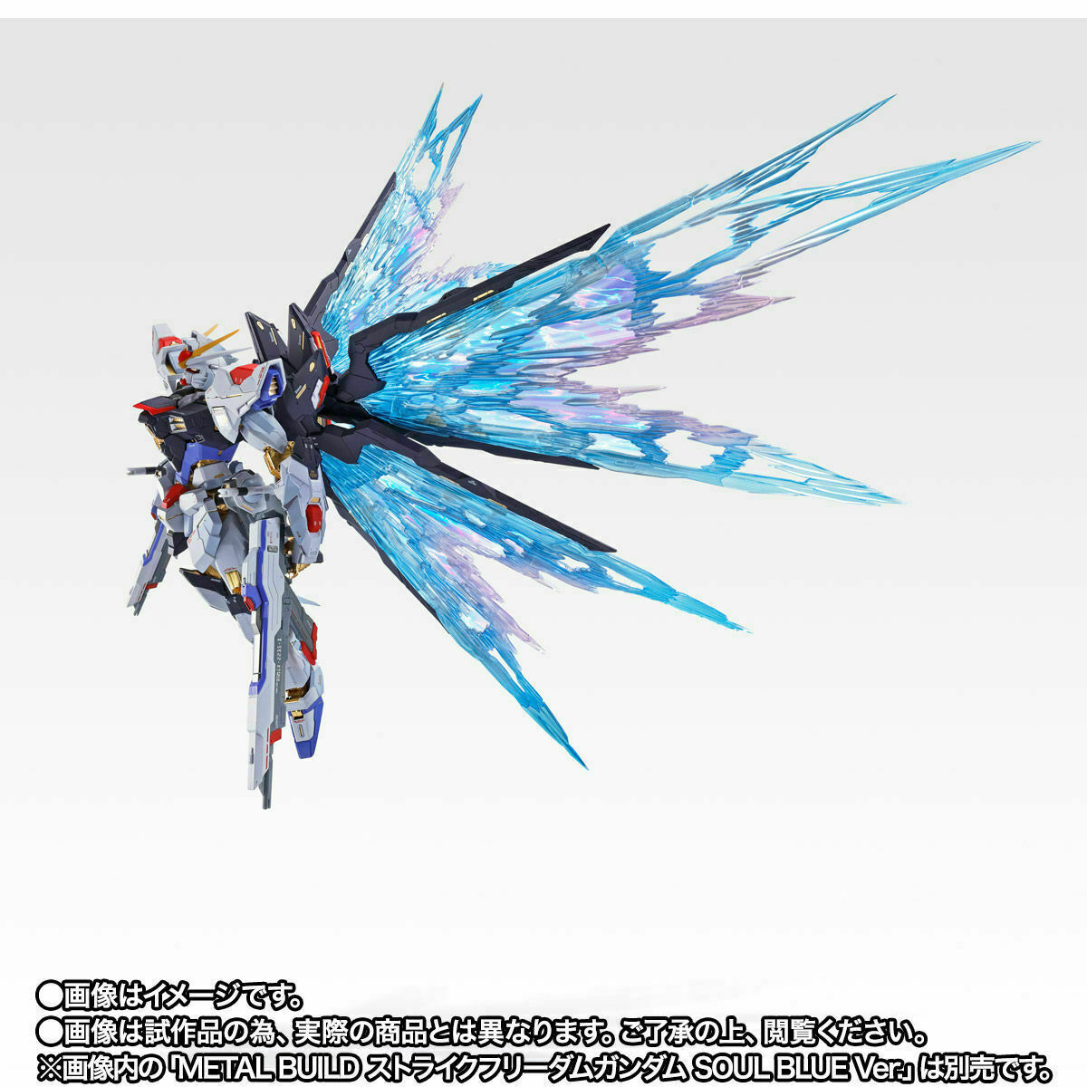Mobile Suit Gundam Seed Destiny Strike Freedom Gundam Wing of Light Optional Parts Set Soul Blue Ver. METAL BUILD [Premium Bandai]