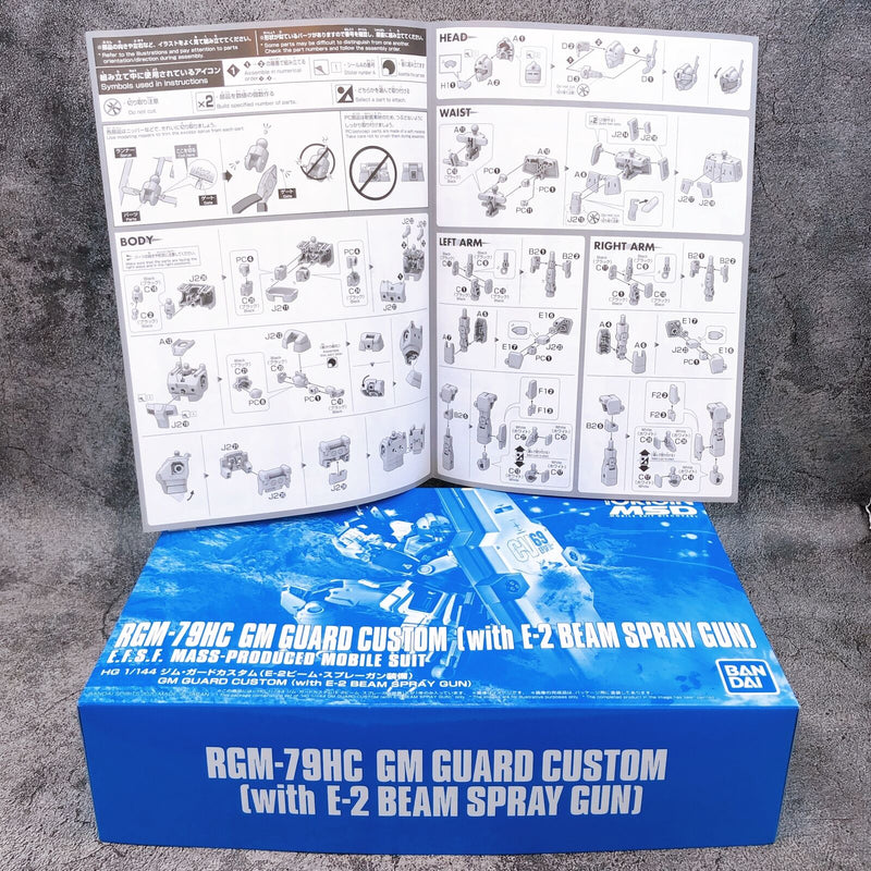 HG 1/144 GM Guard Custom (E-2 Beam Spray Gun) [Premium Bandai]