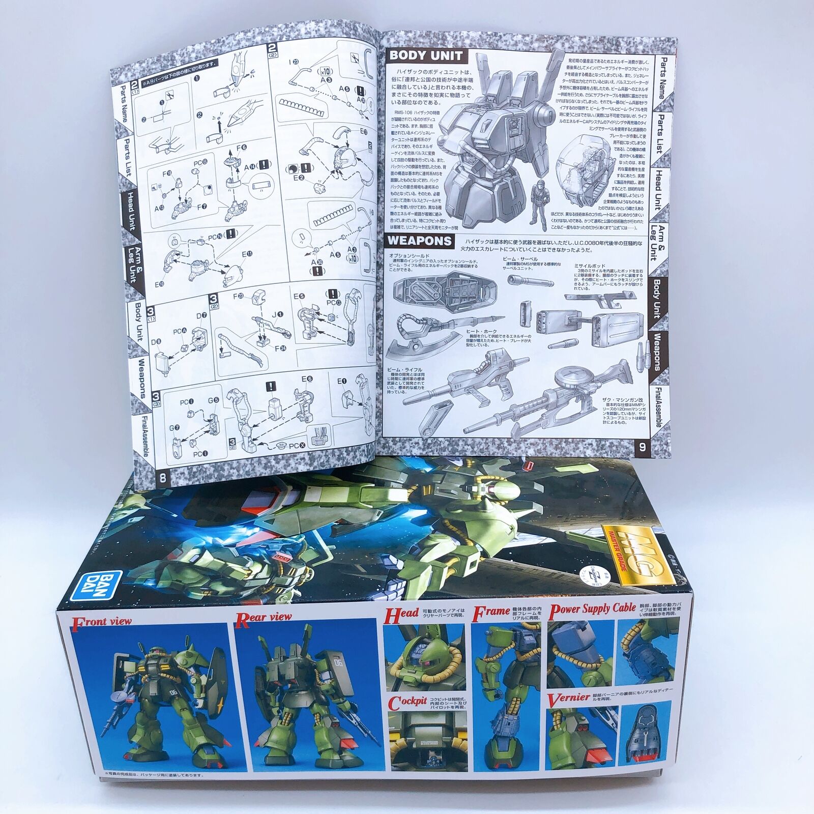 MG 1/100 Hi-Zack 「Mobile Suit Z Gundam」
