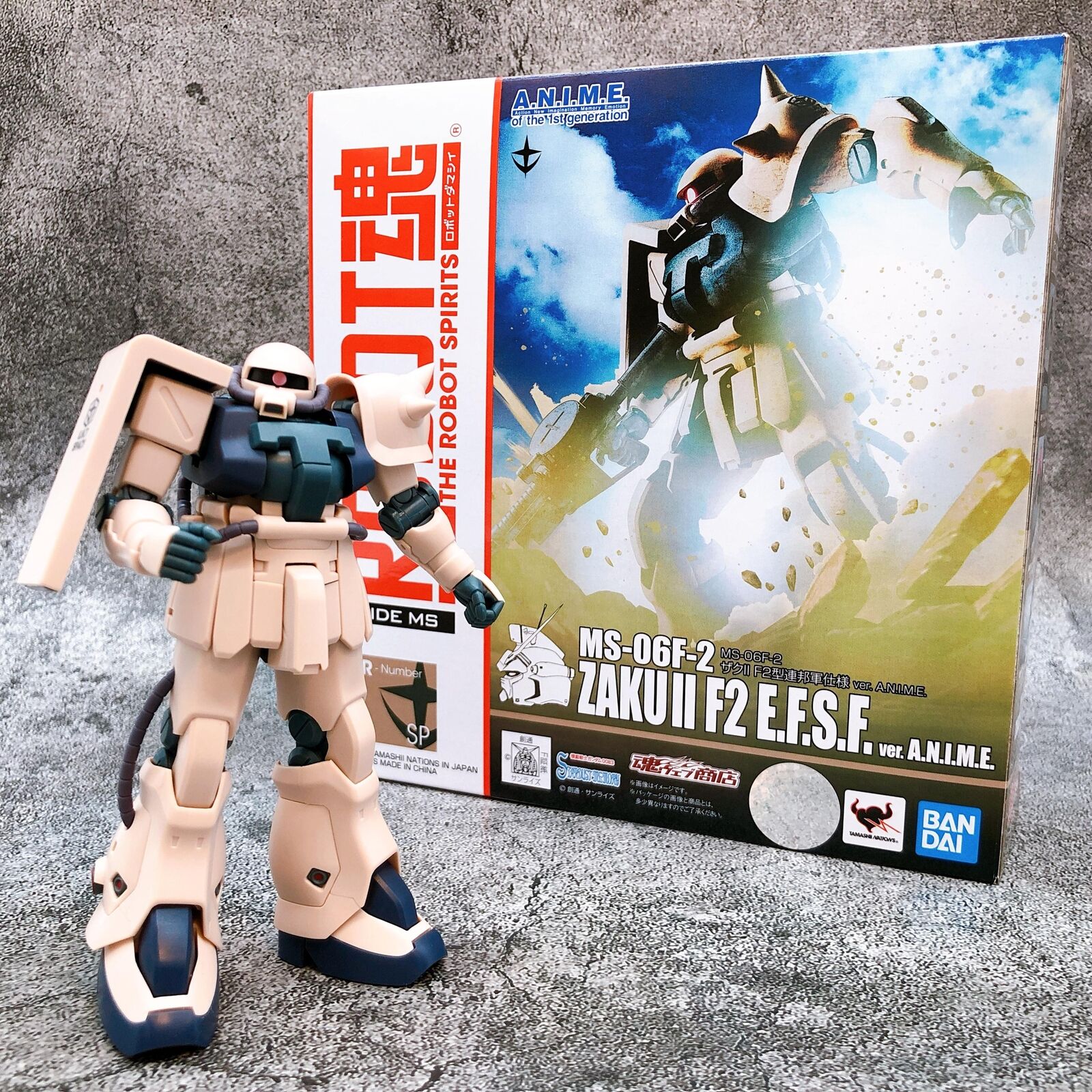 Robot Spirits <SIDE MS> MS-06F-2 Zaku II F2 E.F.S.F. ver. A.N.I.M.E. Tamashii Web Shop Limited [BANDAI SPIRITS]