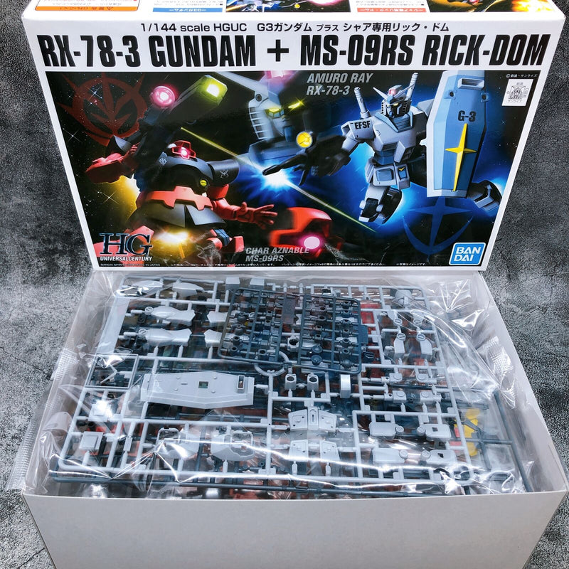 HGUC 1/144 G-3 Gundam vs Char's Rick Dom Set 「Mobile Suit Gundam」
