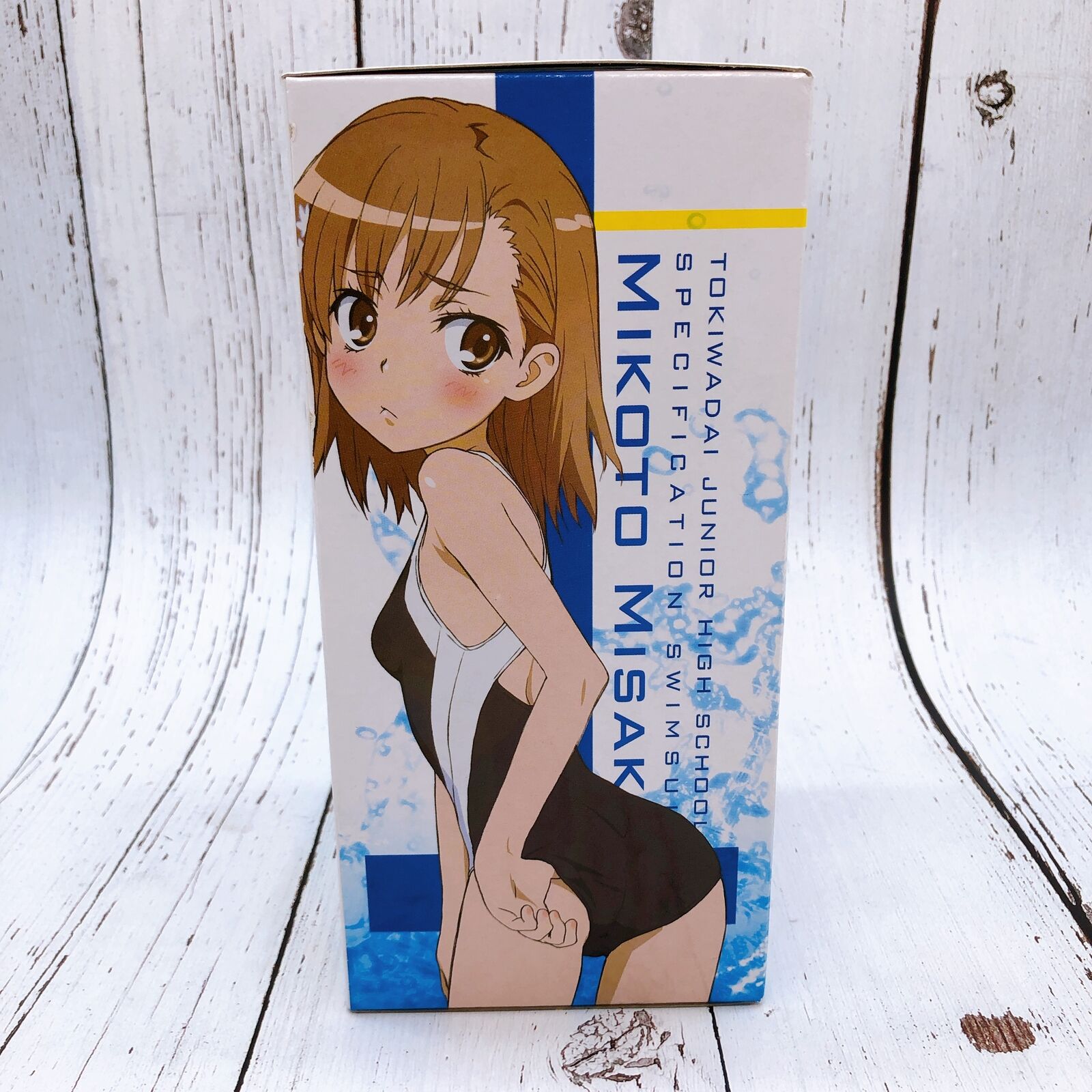 A Certain Scientific Railgun Misaka Mikoto Tokiwadai Junior High Shool Specification Swimsuit Anime Ver. 1/8 Scale [ASCII Media Works]