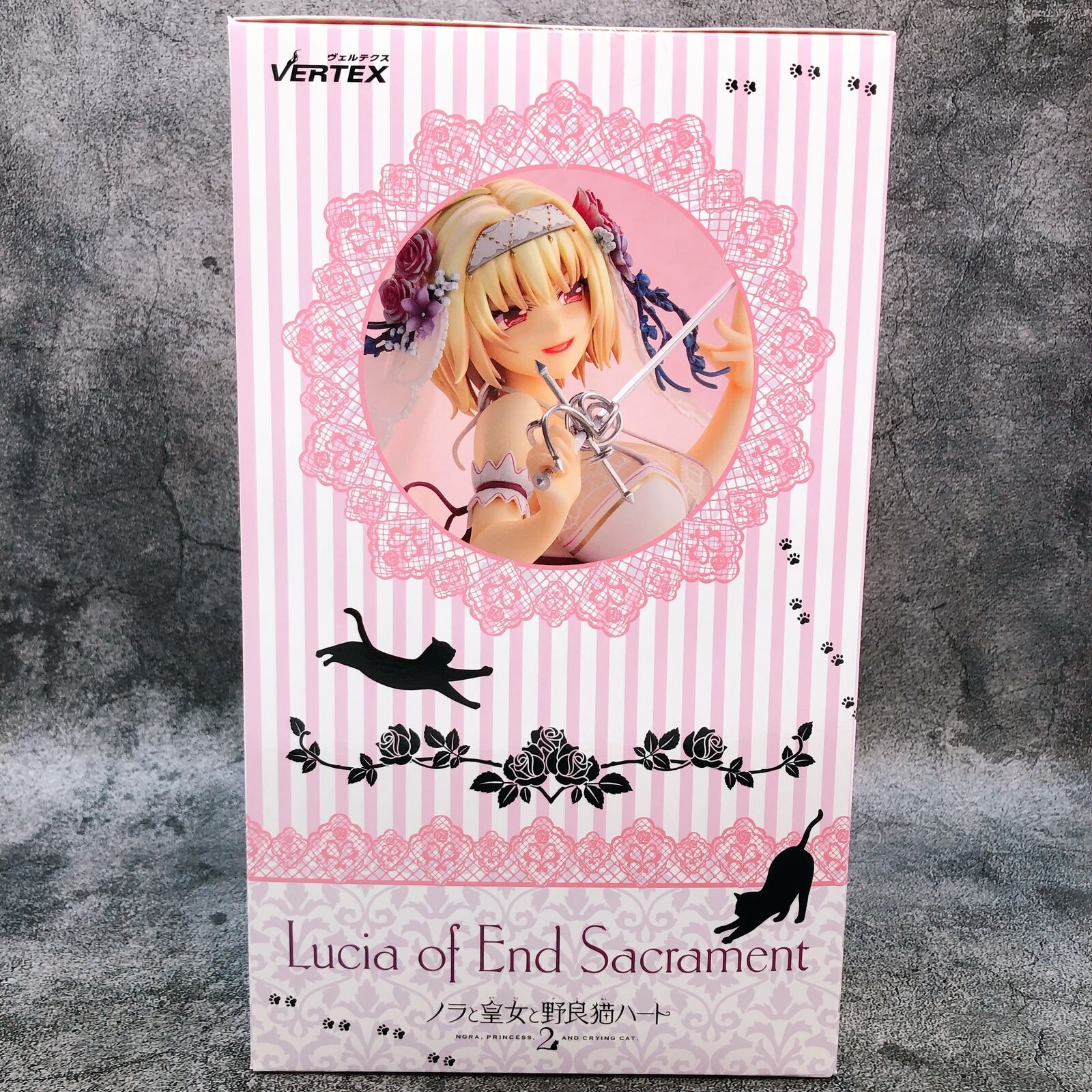 【新品】Lucia of End Sacrament 1/7スケールフィギュア Nora Princess & Crying Cat 2 Lucia of End Sacrament 1/7 Scale [Vertex]