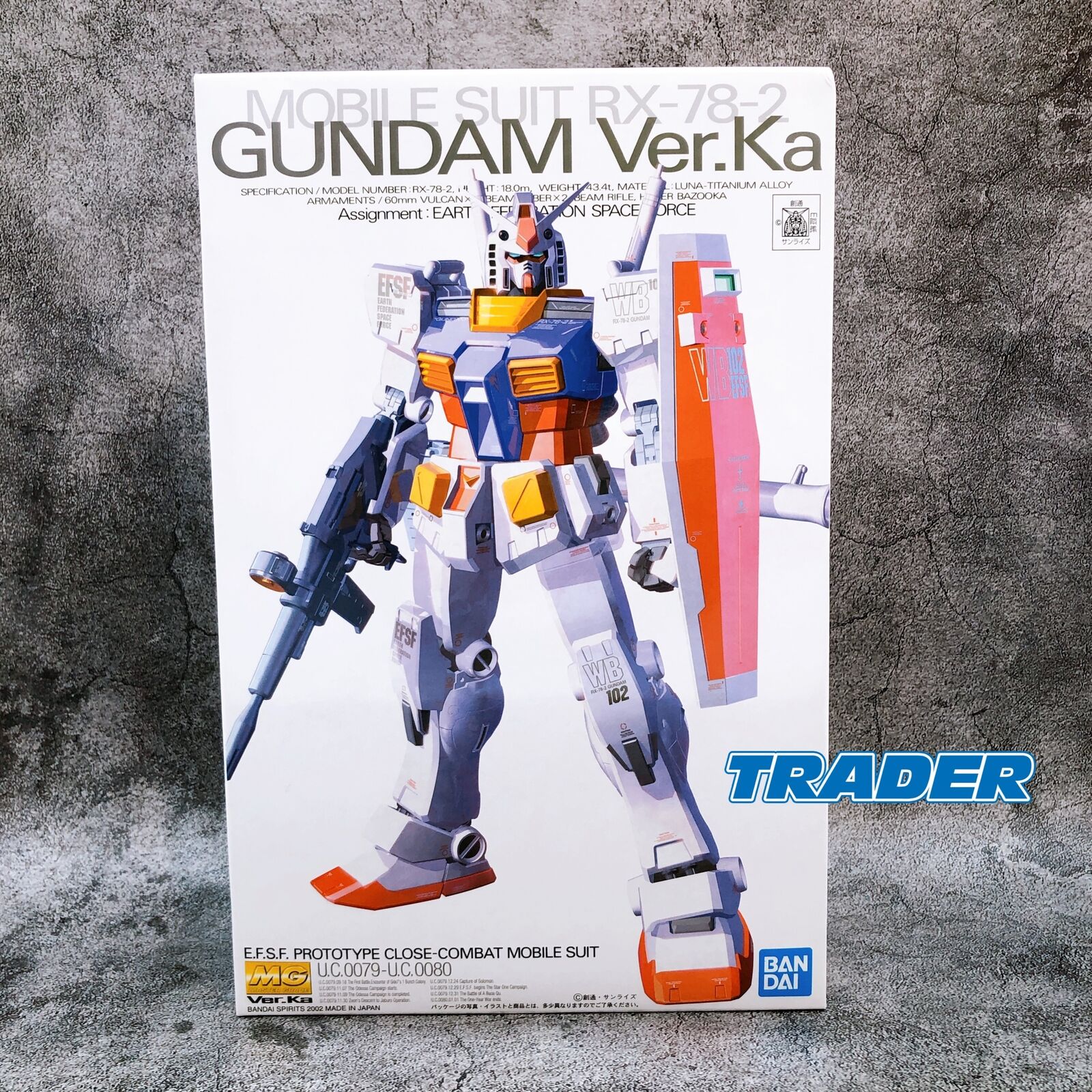 MG 1/100 RX-78-2 Gundam Ver.Ka 「Mobile Suit Gundam 」