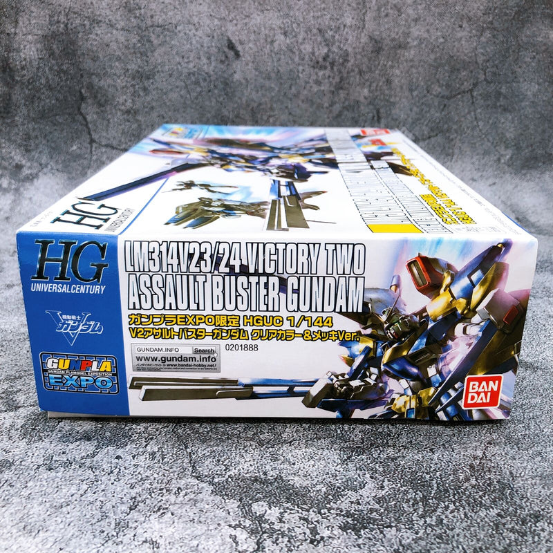 HGUC 1/144 V2 Assault Buster Gundam Clear Color ＆ Plating Ver. [Gunpla Expo Limited]