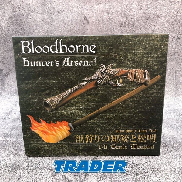 Bloodborne Hunter's Arsenal Pistol & Torch 1/6 Scale Weapon [Gecco]