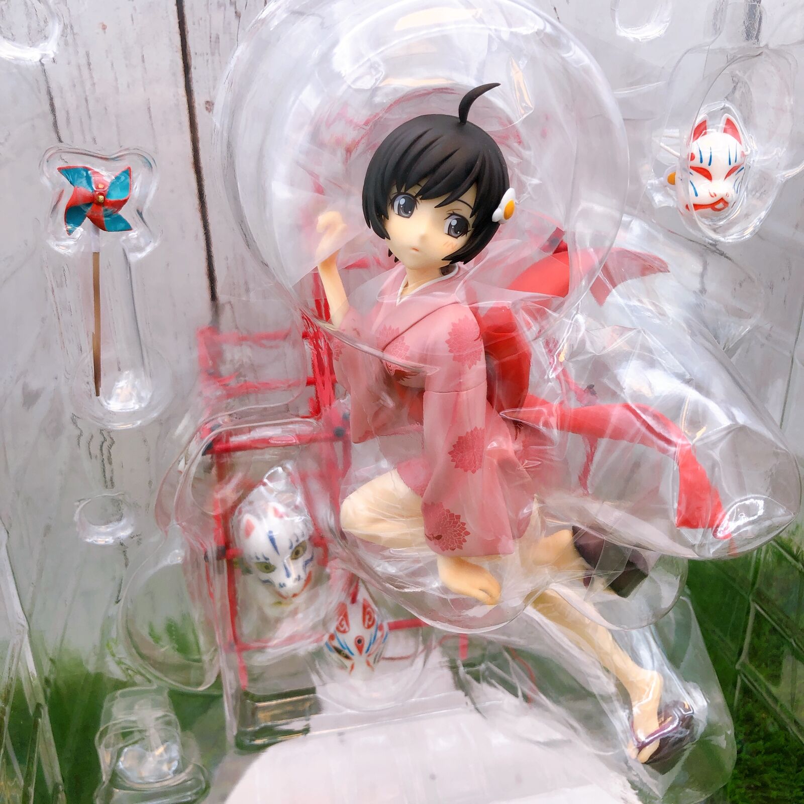 Nisemonogatari Tsukihi Araragi Normal Color Ver. Pink 1/8 Scale [Good Smile Company]