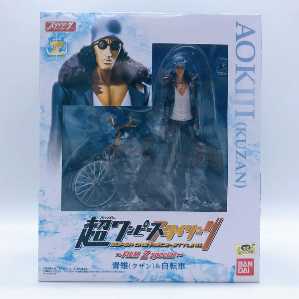 ONE PIECE Aokiji Kuzan & Bicycle Set Super One Piece Styling FILM Z special [BANPRESTO]