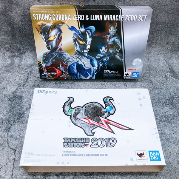 Ultraman Zero Strong Corona Zero & Luna Miracle Zero Set S.H.Figuarts (Tamashii Nation 2019) [Bandai]