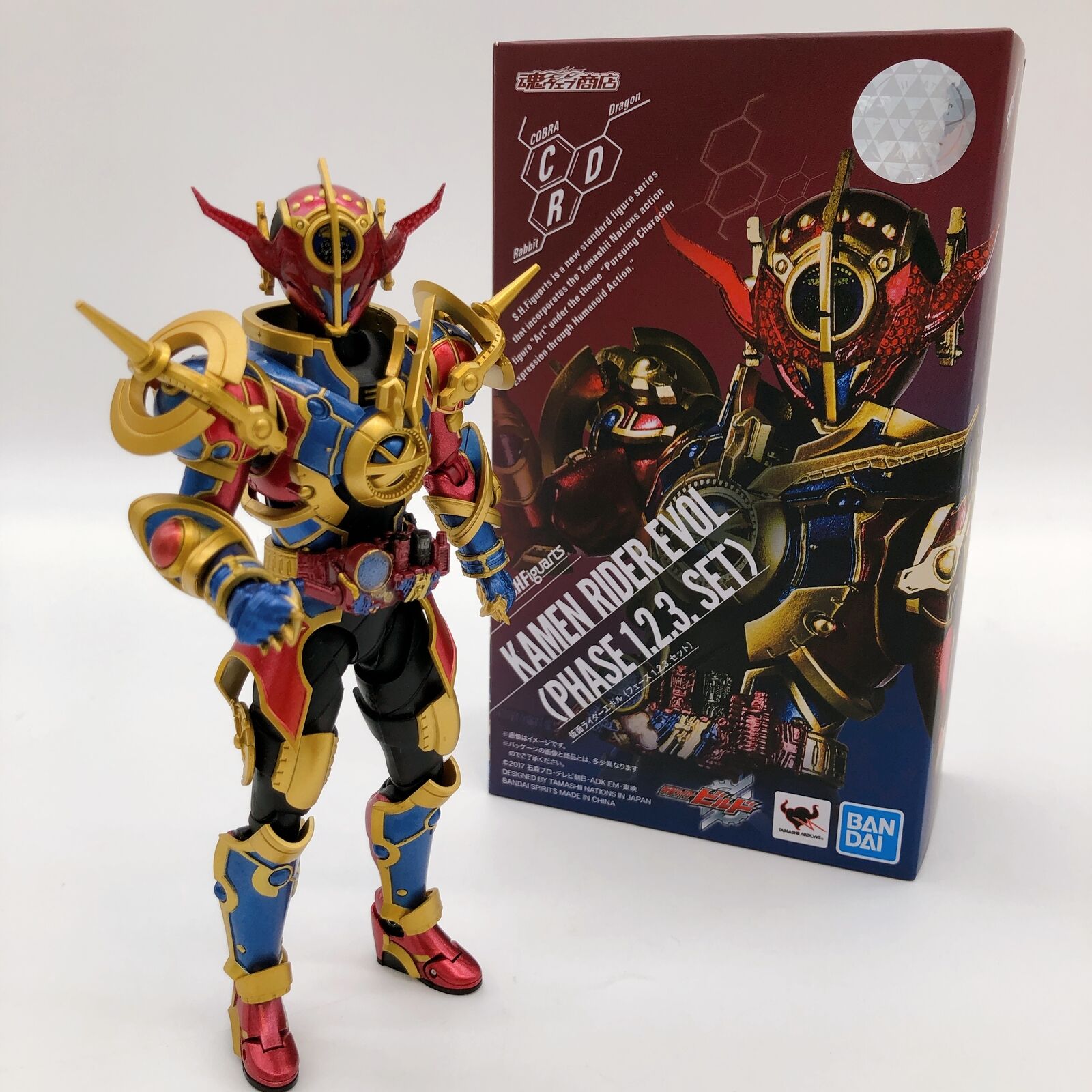 Kamen Rider Build Masked Rider Evol (Phase 1.2.3. Set) S.H.Figuarts Tamashii Web Shop Limited [Bandai]