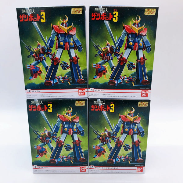 Invincible Super Man Zambot 3 Super Minipla Set of 4